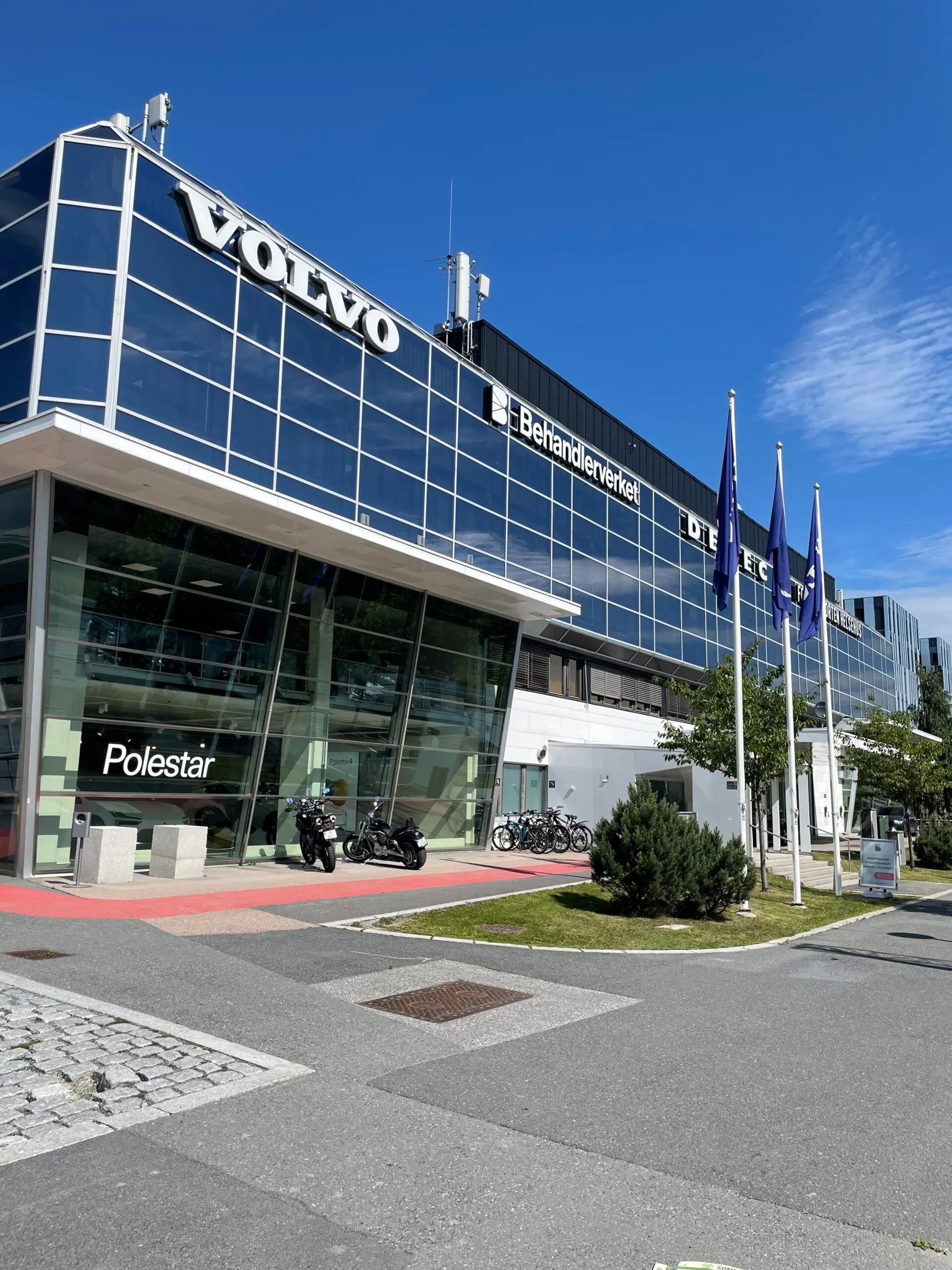 Fornebuporten der Behandlerverket Fornebu holder til